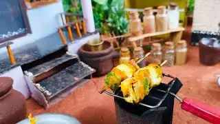 Barbie&rsquo;s BBQ: Mini Paneer Tikka Edition! 😍 | #minifoodworld #food #miniaturecooking #minifood