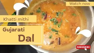 Gujarati khatti mithi dal | દાળ-ભાત | gujarati dal ki recipe @flavourswithkruti #gujaraticooking 
