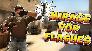 CS:GO - 10 Must-Know Self Pop Flashes on Mirage