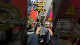 Auto place snap button machine #denim #jeans #garments #video #industry #shorts #shortvideo #trend