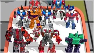 MAX LEVEL in Superhero Robot Merge Master Game!