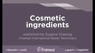 Cosmetic ingredients explained by Eugene Cheong #apartbuttogether