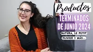 PRODUCTOS TERMINADOS A JUNIO DE 2024 / LO QUE ME ENCANTÓ Y LO QUE NO...