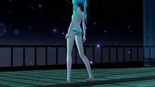 【RayMMD】Miku Peace Knit - 純情スカート