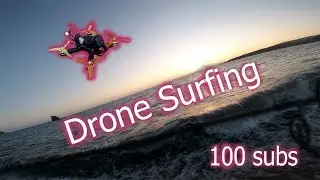 AbstractFPV:  Miniquad surfing