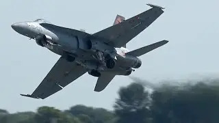 Superb Spanish EF-18 Hornet Display - RIAT 2022 RAF Fairford