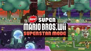 NSMBW Super Star Mode (v.2) #2 Walkthrough 100%