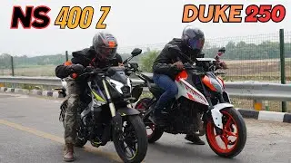 Pulsar NS400Z vs Duke 250 Drag Race 🔥🔥 | The UP46 Rider |