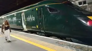 802103 GWR IET Hitachi train arrives at Penzance Train station , UK. 14 Oct 2025 21:23