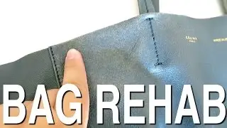 Сумка Celine Tote за 200 долларов из секонд-хенда!!!! РЕМОНТ СУМКИ - КАК ОТРЕМОНТИРОВАТЬ СУХУЮ ПО...