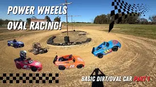 Modified Power Wheels built for oval track racing! 