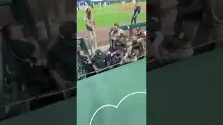 Padres confront umps in dugout after NL Wild Card loss to Cubs #shorts #mlbshorts