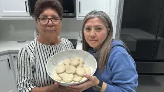 Tortillas de harina con la mama de los pollitos