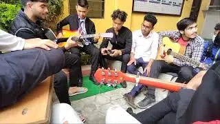 enjoy moment in janamaitri multiple campus Kathmandu kuleshwor