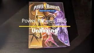 Unboxing! Power Rangers Deck Building Game