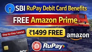 Free Amazon Prime (₹1499) | SBI Salary RuPay Debit Card