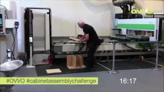 OVVO Cabinet Assembly Challenge - Biesse UK Tech Centre manager Nigel