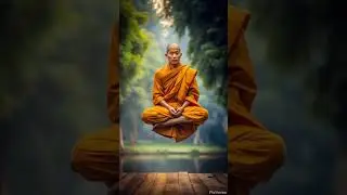 Буддийский монах #buddhistmonks #buddhism #meditation #levitation #monk #concentration #power #монах