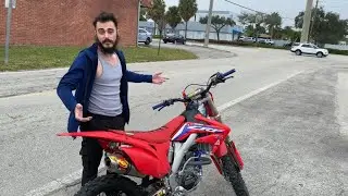 Он сказал, что 3400 долларов, которые он заплатил за CRF250X 2004 года, того стоили, и он рад, чт...