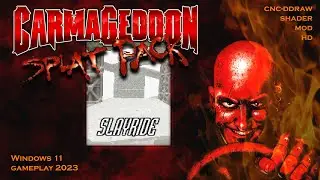 Carmageddon Splat Pack gameplay 2023 - 10 Slayride - mod shader ddraw hd