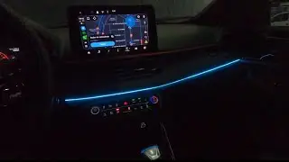 Pulse Abarth 2026 Fibra Led RGB Painel + Console + P&eacute;s + Porta Objeto 