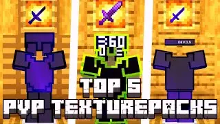 Top 5 Minecraft PvP Texture Packs // Nethpot Texture Packs // Private PvP Packs For Minecraft