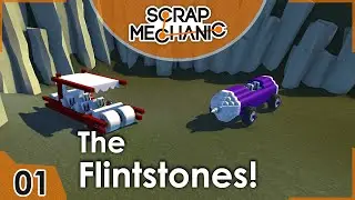 THE FLINTSONES (Scrap Mechanic) [CocoaCoCi's Comic Cars #01]  |TheCocoaCoCi