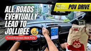 FORD EVEREST | Manila Has HOW MANY Jollibees?! | Chill Sunday POV Drive 🤯🍟