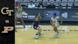 Georgia Tech vs. Purdue Women's Basketball Highlights (2021-22)