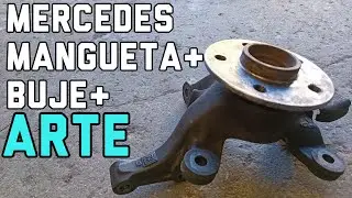 Mercedes Vito 2003 cambio rodaje mangueta y buje con problemas