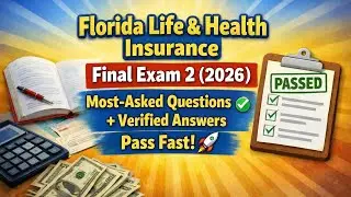 Florida Life & Health Insurance Final Exam 2 (2026) ✅ Most-Asked Questions + Verified Answers 🔥 Pass