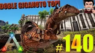 ARK DOBLE TAMING GIGANOTOSAURUS TOP JURASSIC PARK MOD SURVIVAL EVOLVED GAMEPLAY ESPA&Ntilde;OL
