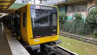 U-Bahn Berlin|Mitfahrt im IK17 auf der U5 von Kaulsdorf-Nord bis Friedrichsfelde