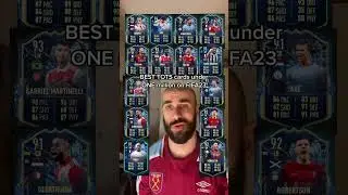 best tots cards under one milion on fifa23