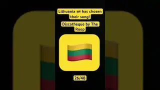 Lithuania 🇱🇹 Song Reveal!!!