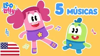 5 MÚSICAS PARA APRENDER INGLÊS | INGLÊS PARA CRIANÇAS | VOL. 01 | LEO E LULLY