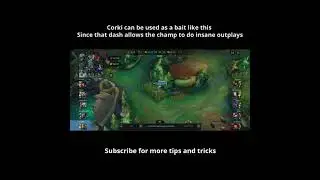 #shorts | Best champ to be a bait | Corki being a bait | #wildrift #ADCmain #leaugeoflegends