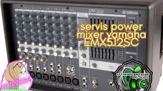 SERVIS YAMAHA EMX512SC POWERED MIXER