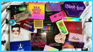 MY EYESHADOW PALETTE COLLECTION | GLITTER GHULEH