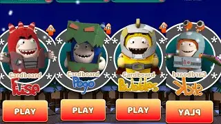 Oddbods Turbo Run Cardboard: Fuse,Pogo,Slick & Bubbles - GamePlay