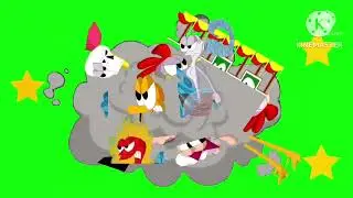 Cartoonmania Fight Cloud Green Screen But I Added More People