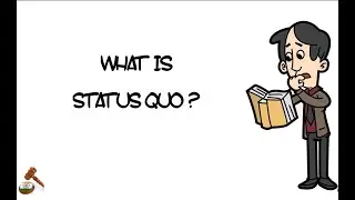 'STATUS QUO' என்றால் என்ன?