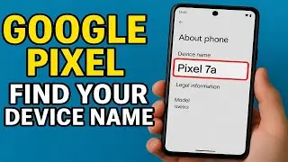 Google Pixel (How To Find Your Device Name)