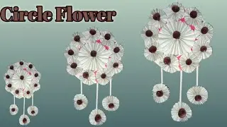 🌷Easy and Beautiful Paper Craft Wall Decor Idea✨DIY Easy and Beautiful Paper Flower Wall💫