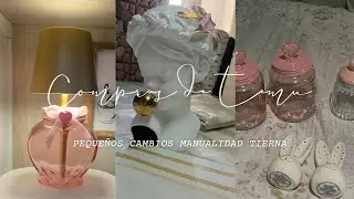 MANUALIDAD DE LAMPARA PARA SAN VALENTIN ECONOMICA Y FACIL // COMPRAS DE TEMU// AYUDAME A ELEGIR BIEN