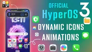 Exclusive First Look 🔥 HyperOS 3 Dynamic Icons Animation Revealed