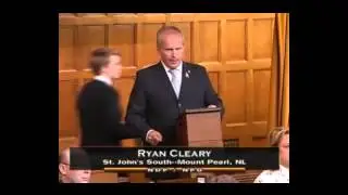 NDP MP Ryan Cleary on Drug Free Prisons Act
