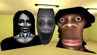 Kuchisake Onna, Juggler And Hi My Name Is Aughh Nextbot In Garry’s Mod