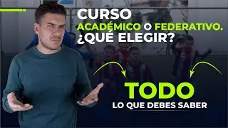 Curso Académico vs Federativo | ¿Cuál te conviene para ser entrenador de fútbol?