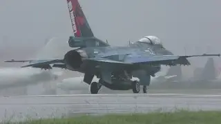 JASDF  F-2  Yokota  R/W36  Taxi & Takeoff